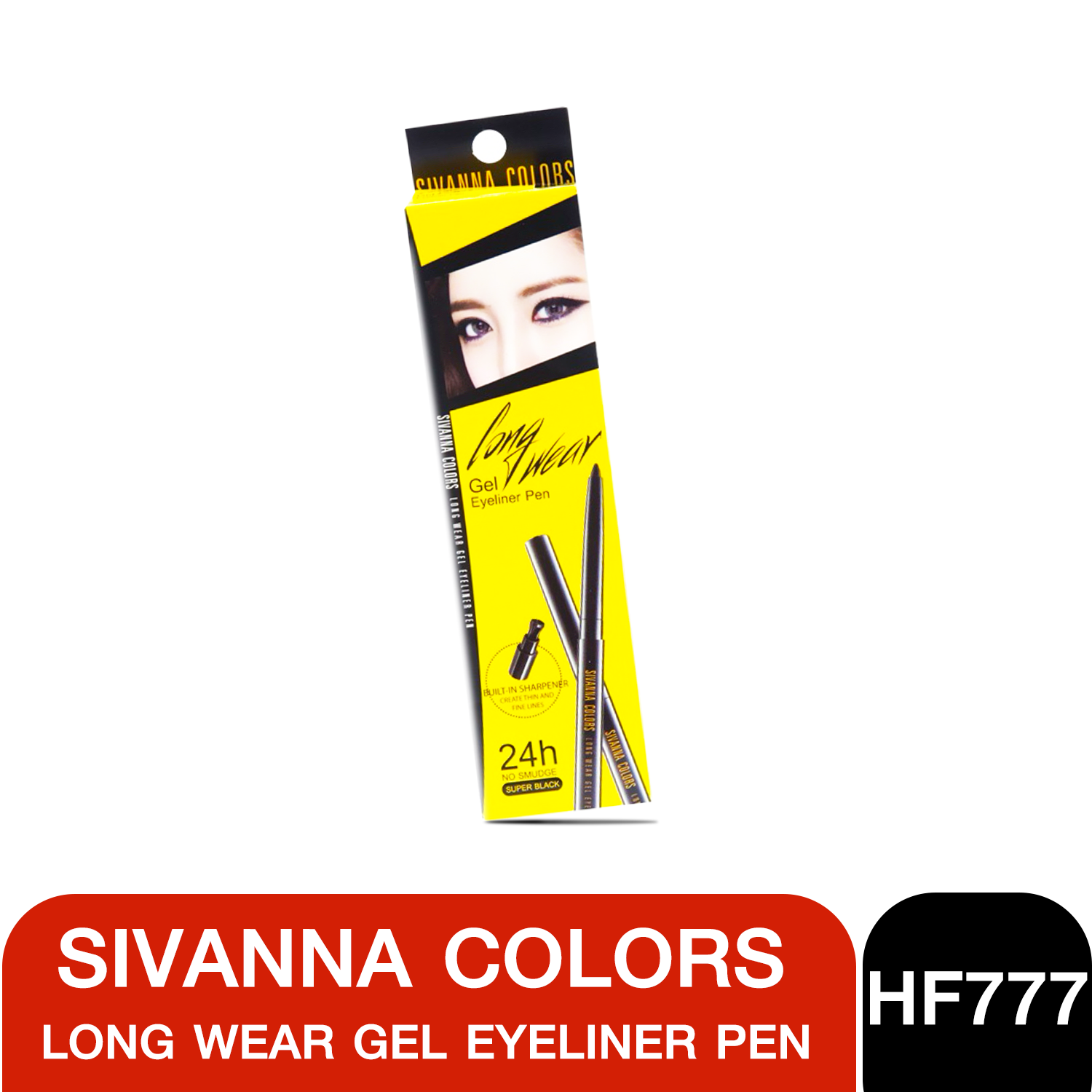HF777 Sivanna Colors Long Wear Gel Eyeliner Pen ซีเวนน่า คัลเลอร์ส ลอง แวร์ เจล อายไลเนอร์ เพ็น