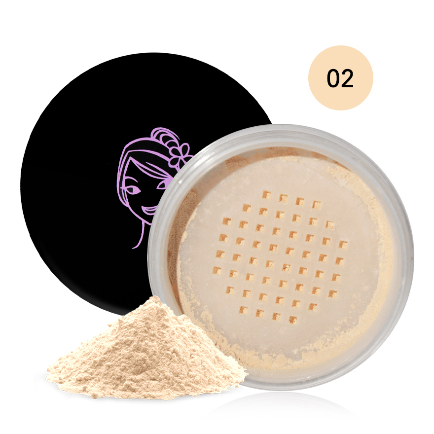 F010 SIVANNA COLORS LOOSE POWDER SHINE-CONTROL SHEER-LONG WEAR : F010 | แป้งฝุ่น