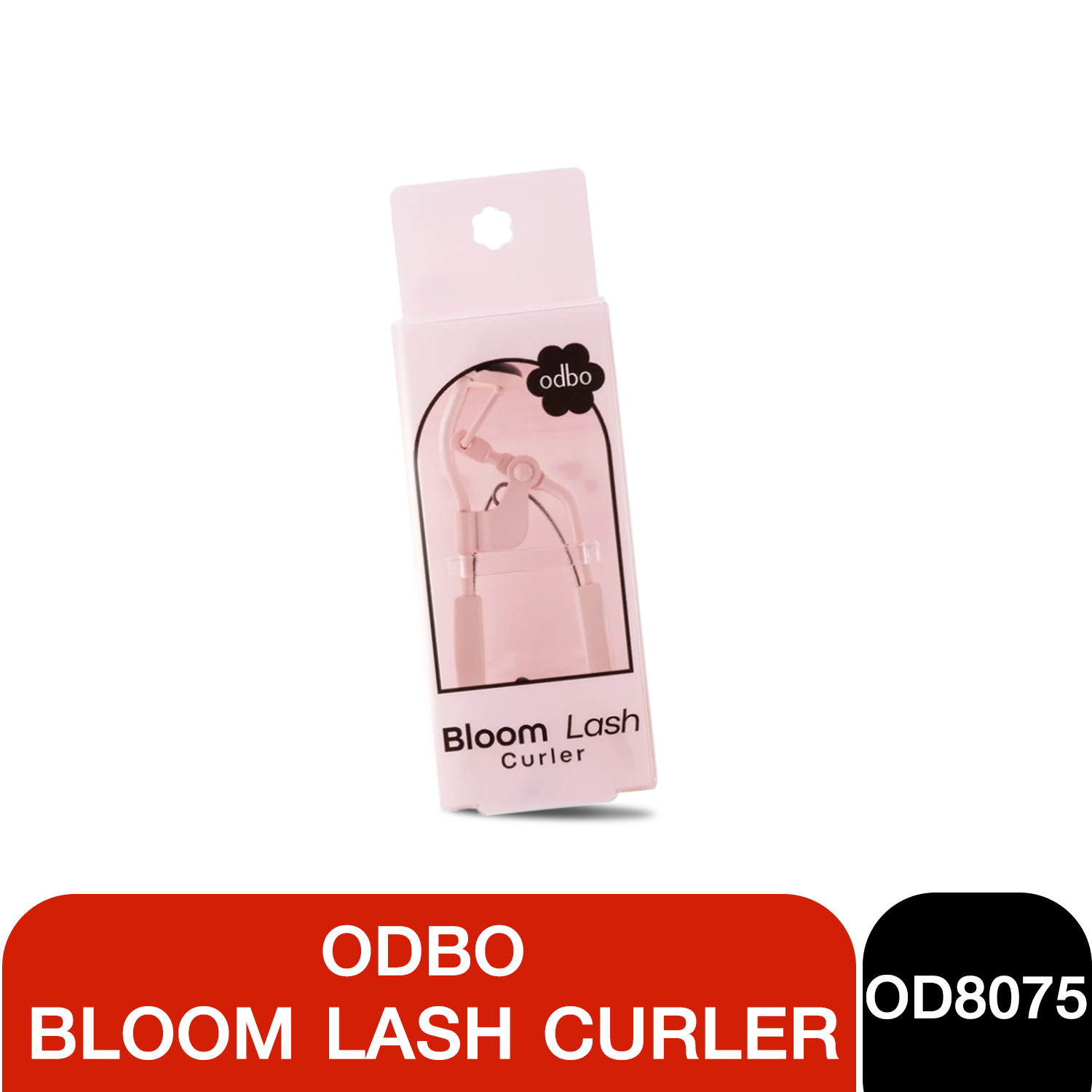 OD8075 ODBO BLOOM LASH CURLER ที่ดัดขนตา โอดีบีโอ สีชมพู