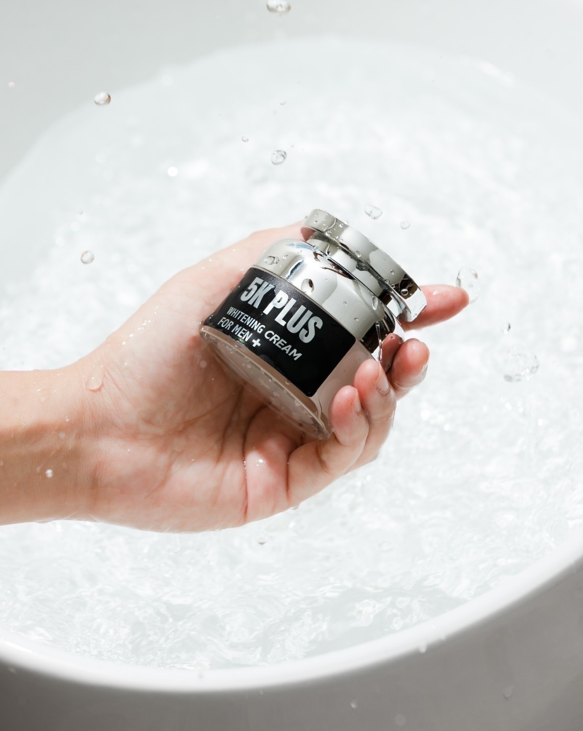 5K PLUS WHITENING CREAM FOR MEN เคลียสิว