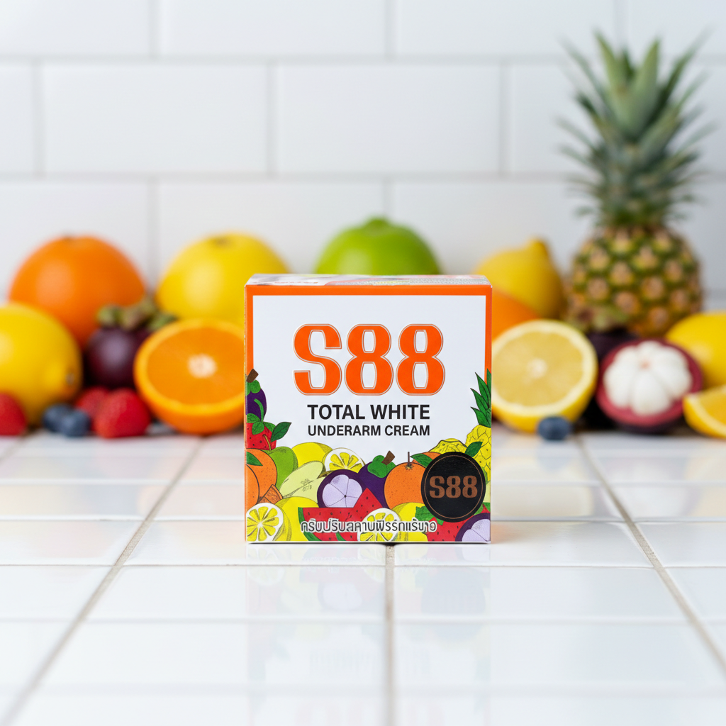 S88 Total Whte Underarm Cream ครีมทารักแร้ S88 ครีมบำรุงใต้วงแขวน เอส88