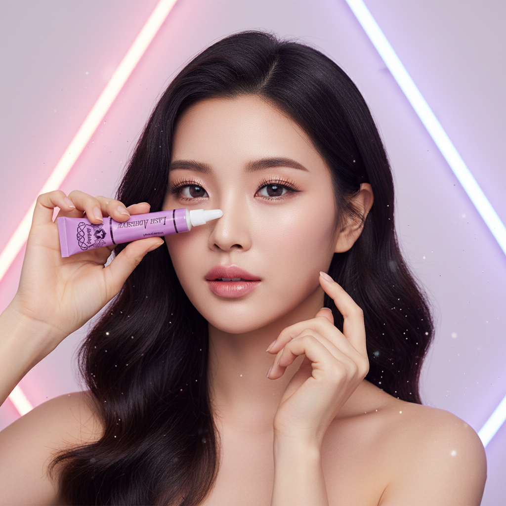 เบิร์ธเดย์ กาวติดขนตาปลอม กาวม่วง Birthday Waterproof Lash Adhesive ขนาด 4กรัม/12หลอด x1แพ็ค