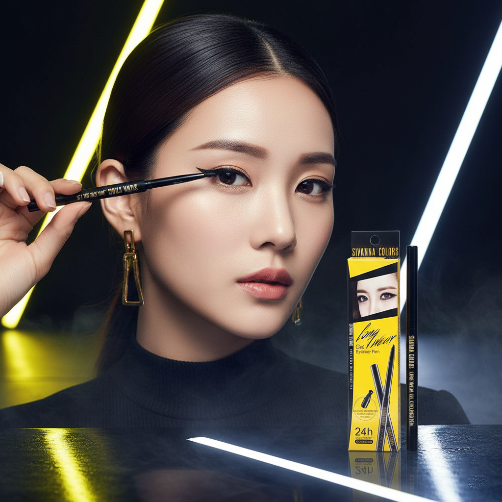 HF777 Sivanna Colors Long Wear Gel Eyeliner Pen ซีเวนน่า คัลเลอร์ส ลอง แวร์ เจล อายไลเนอร์ เพ็น