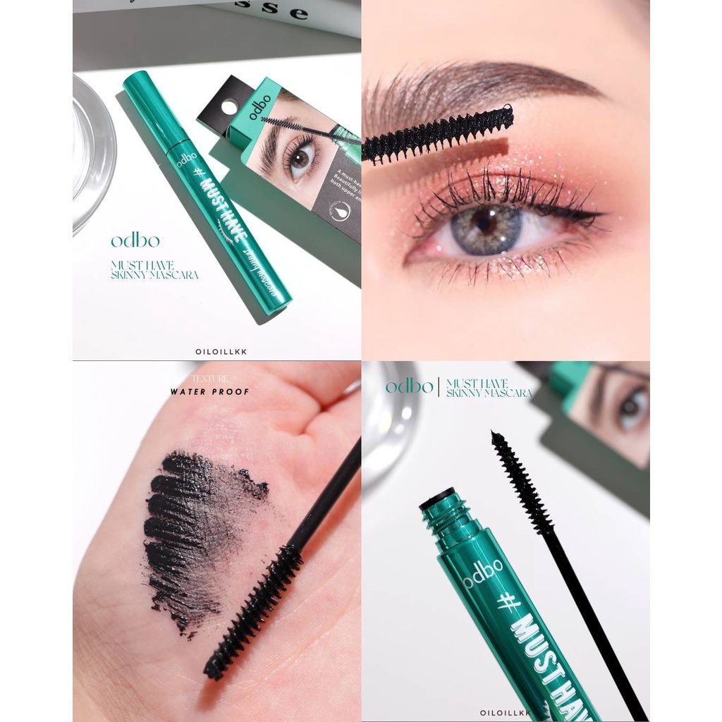 1ชิ้น OD936 Odbo Must have skinny mascara โอดีบีโอ มัสท์ แฮฟ สกินนี่ มาสคาร่า