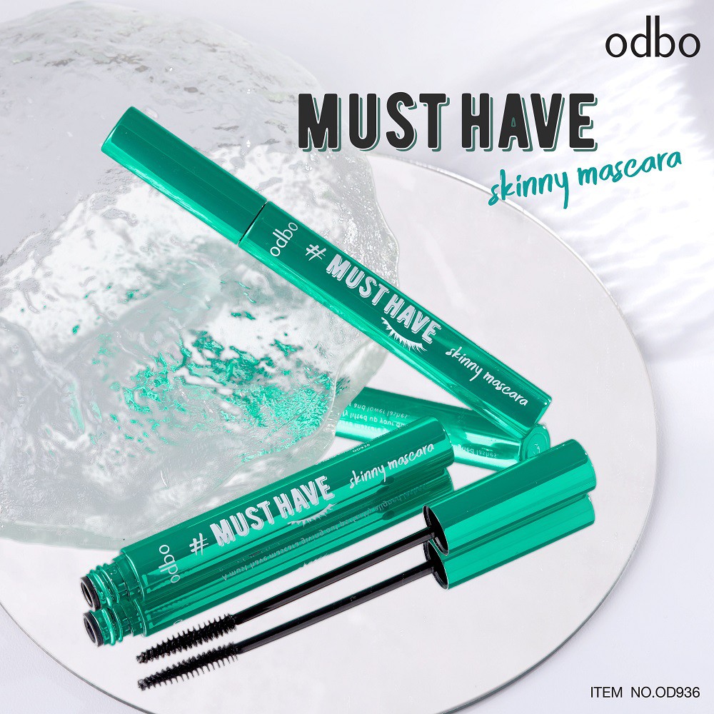 1ชิ้น OD936 Odbo Must have skinny mascara โอดีบีโอ มัสท์ แฮฟ สกินนี่ มาสคาร่า