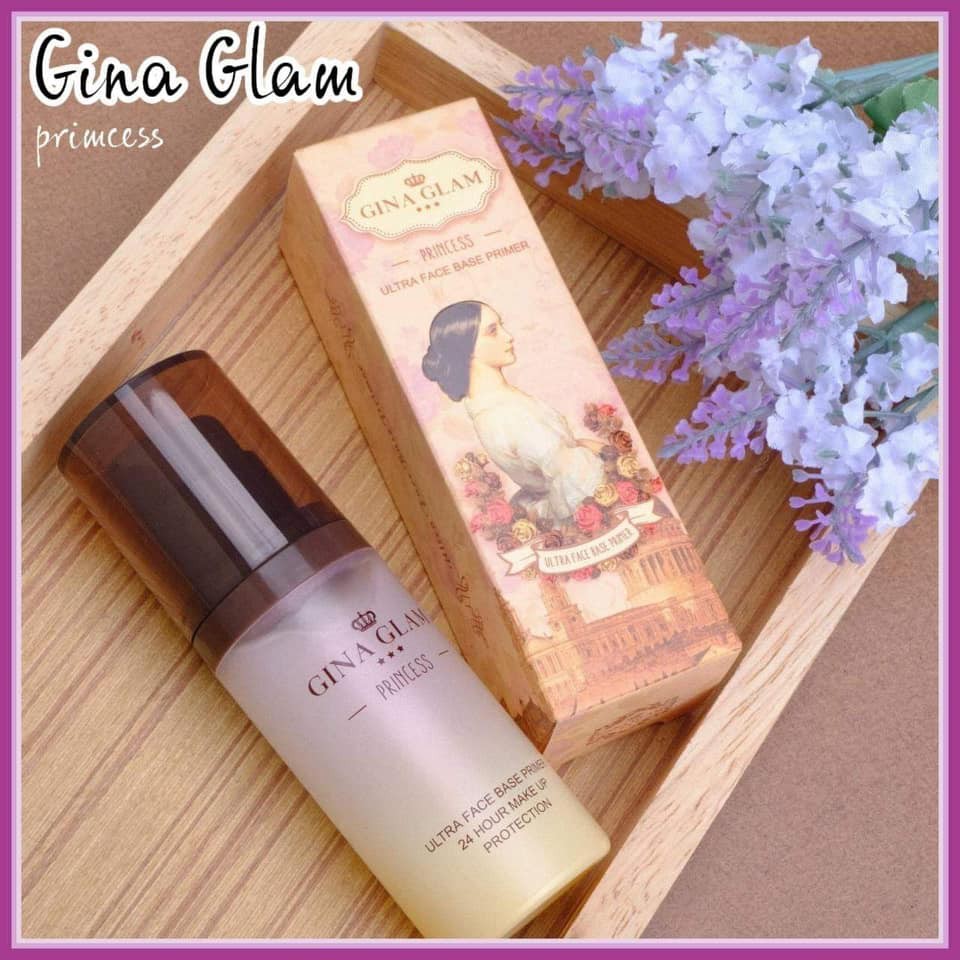 G18 Gina Glam Princess Ultra Face Base Primer 30กรัม จีน่า เกลม ปริ๊นเซส ไพรเมอร์