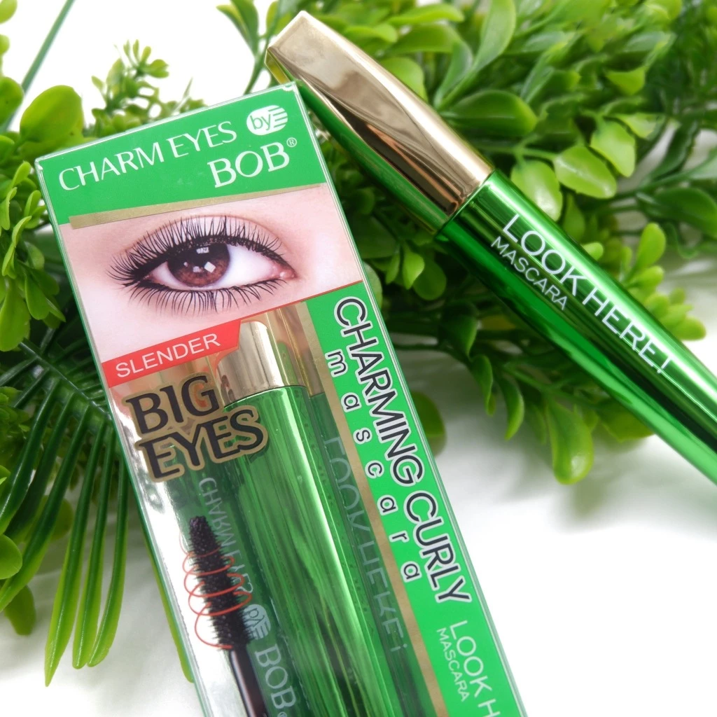 043208BOB Big Eyes Volume and Length Mascara  มาสคาร่าหัวแปรงเรียว เพิ่มความยาว วอลลุ่ม ให้ดวงตาดูกลมโต