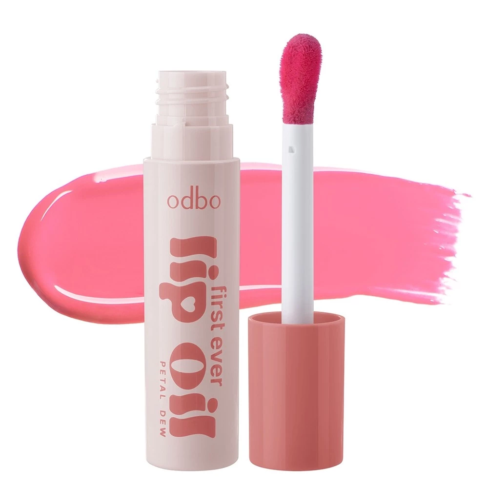 OD5025 ODBO First Ever Lip Oil 5ml  ลิปออยล์เนื้อบางเบา ฉ่ำวาว โอดีบีโอ ให้สีสันระเรื่ออมชมพูอย่างเป็นธรรมชาติ