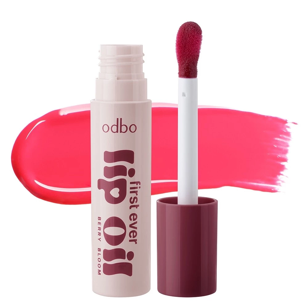 OD5025 ODBO First Ever Lip Oil 5ml  ลิปออยล์เนื้อบางเบา ฉ่ำวาว โอดีบีโอ ให้สีสันระเรื่ออมชมพูอย่างเป็นธรรมชาติ