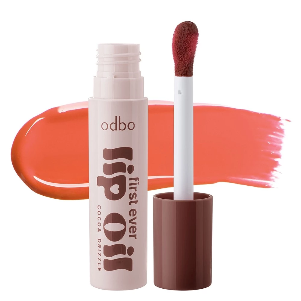OD5025 ODBO First Ever Lip Oil 5ml  ลิปออยล์เนื้อบางเบา ฉ่ำวาว โอดีบีโอ ให้สีสันระเรื่ออมชมพูอย่างเป็นธรรมชาติ