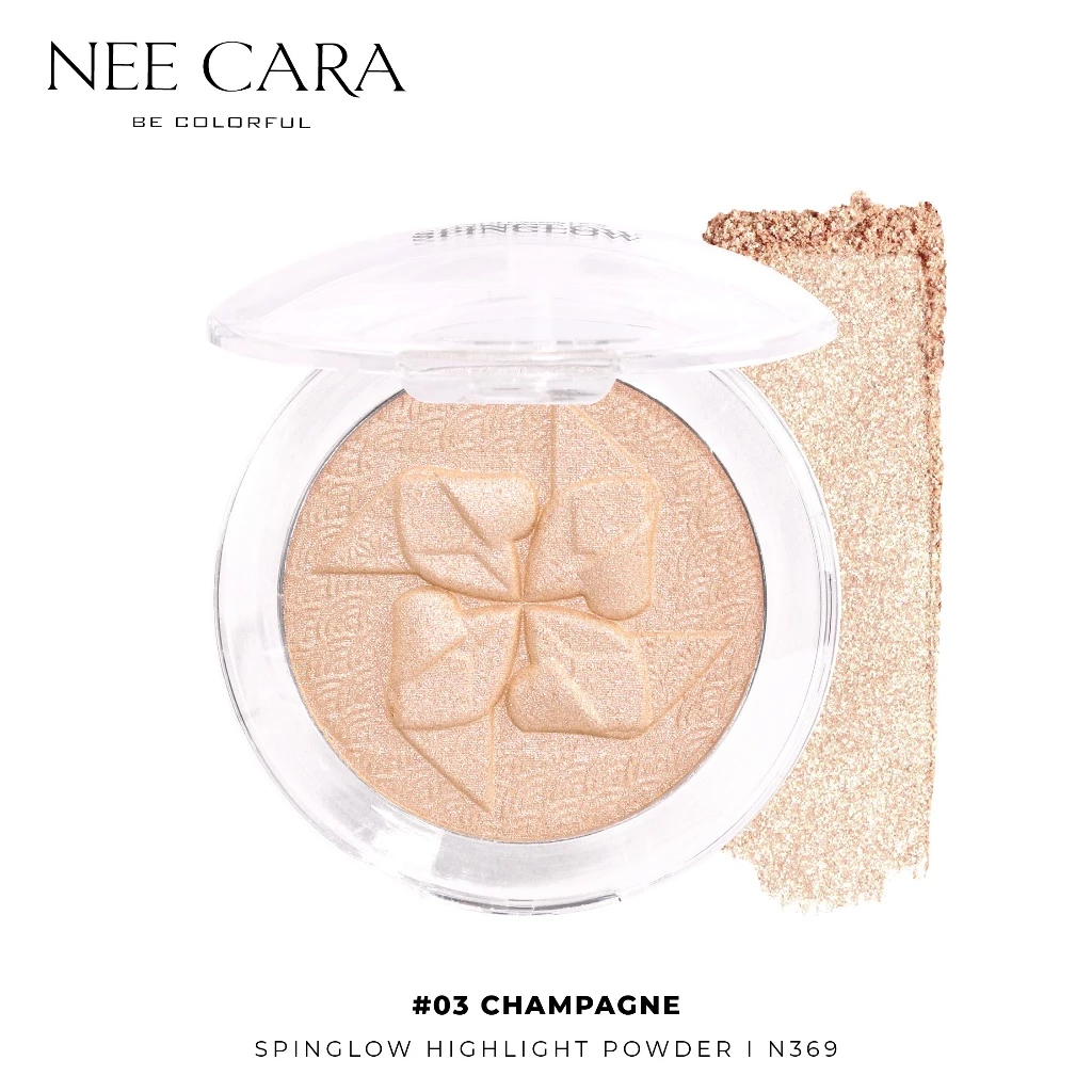 N369 NEE CARA SPINGLOW HIGHLIGHTTING POWDER ไฮไลท์   ไฮไลท์พาวเดอร์ เนื้อเนียนละเอียด