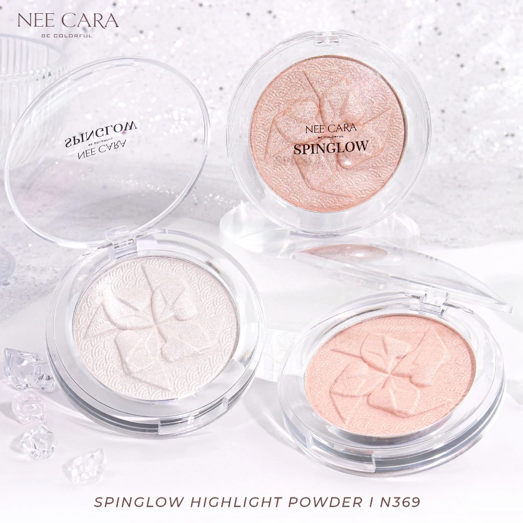 N369 NEE CARA SPINGLOW HIGHLIGHTTING POWDER ไฮไลท์   ไฮไลท์พาวเดอร์ เนื้อเนียนละเอียด