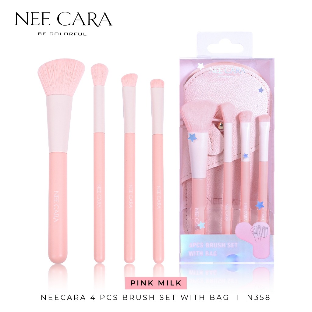 N358 นี คารา บี คัลเลอร์ฟลู ผลิตภัณท์แปรงแต่งหน้า สีครีม