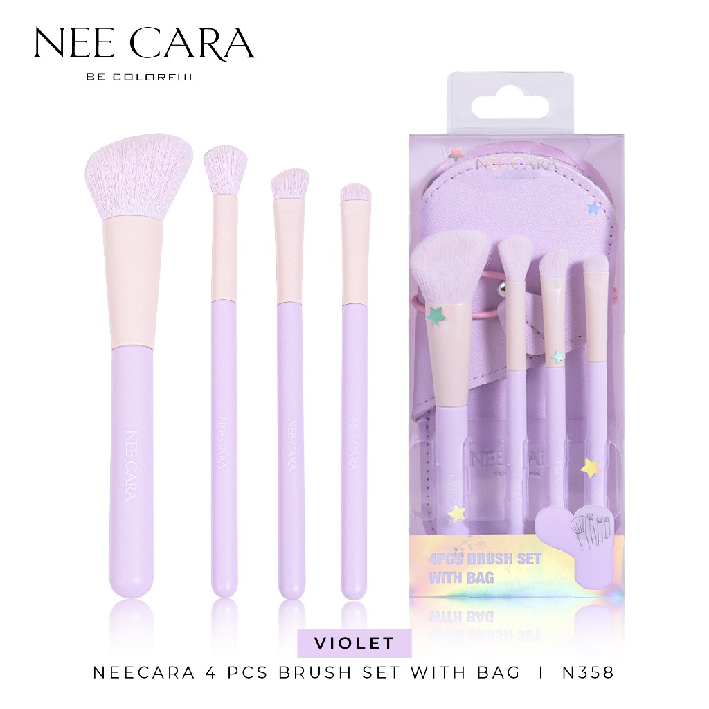 N358 นี คารา บี คัลเลอร์ฟลู ผลิตภัณท์แปรงแต่งหน้า สีครีม
