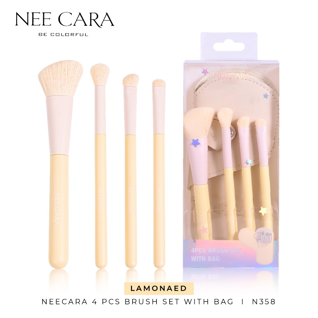 N358 นี คารา บี คัลเลอร์ฟลู ผลิตภัณท์แปรงแต่งหน้า สีครีม