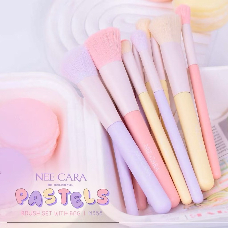 N358 นี คารา บี คัลเลอร์ฟลู ผลิตภัณท์แปรงแต่งหน้า สีครีม