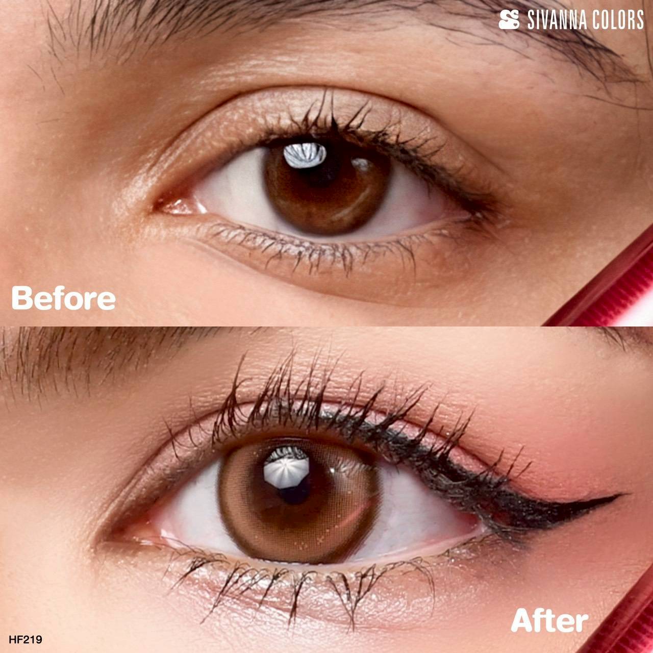 HF219 Sivanna Colors Masterpiece Mascara มาสคาร่าแท่งแดง  กันน้ำ ติดทน ขนตายาวงอน