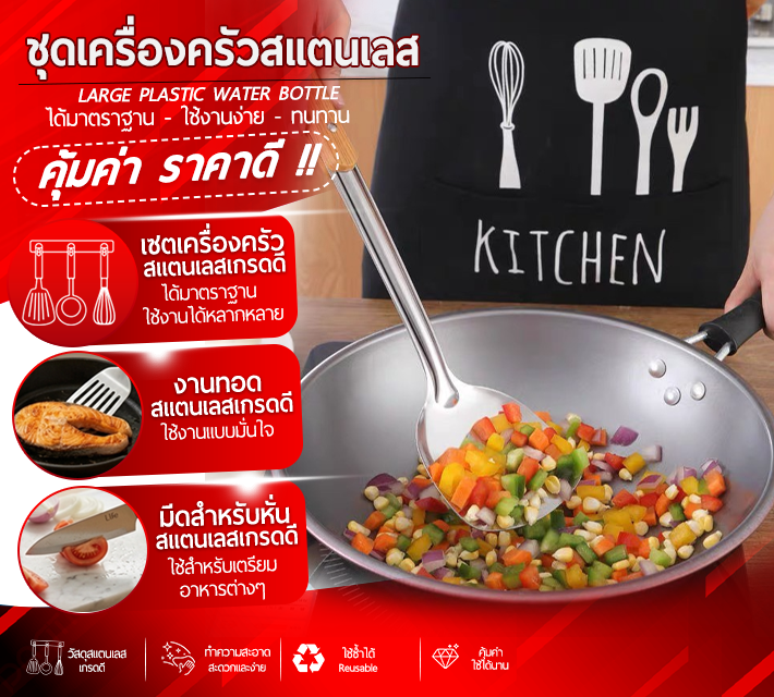 ชุดเครื่องครัวสแตนเลส E1