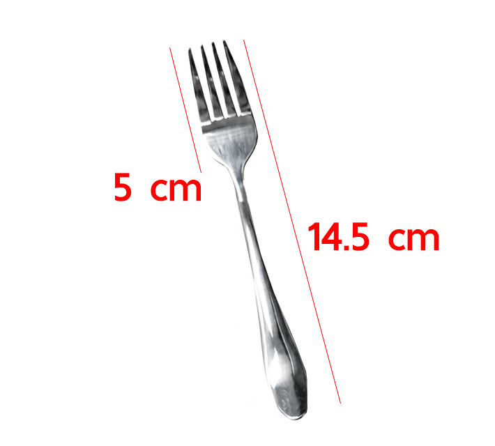 ส้อมสแตนเลส 6 ชิ้น E6
