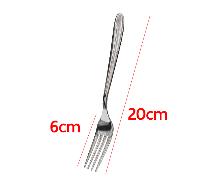 ส้อมทานอาหารสแตนเลส 6 ชิ้น E7