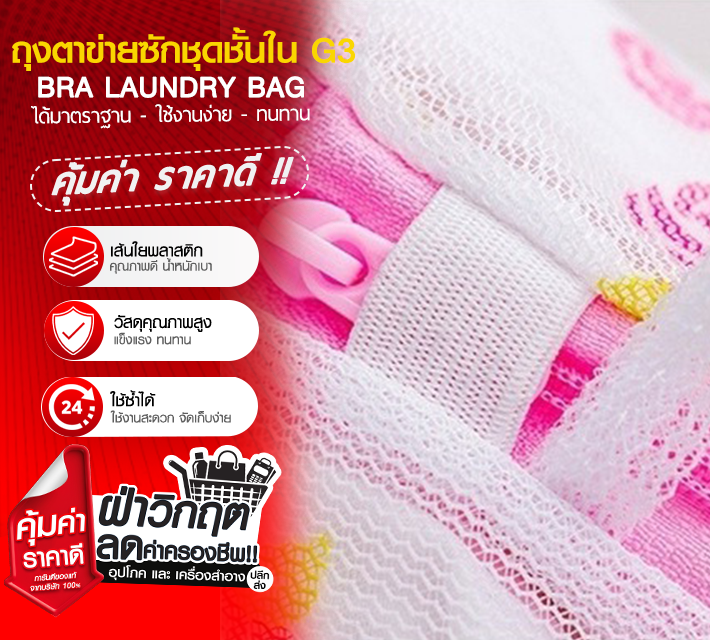 ถุงตาข่ายซักชุดชั้นใน G3