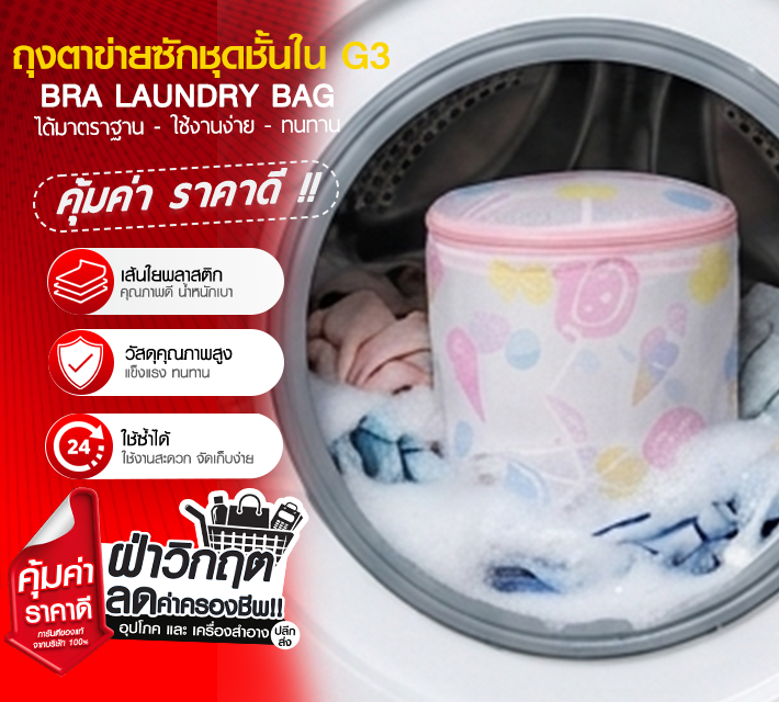 ถุงตาข่ายซักชุดชั้นใน G3