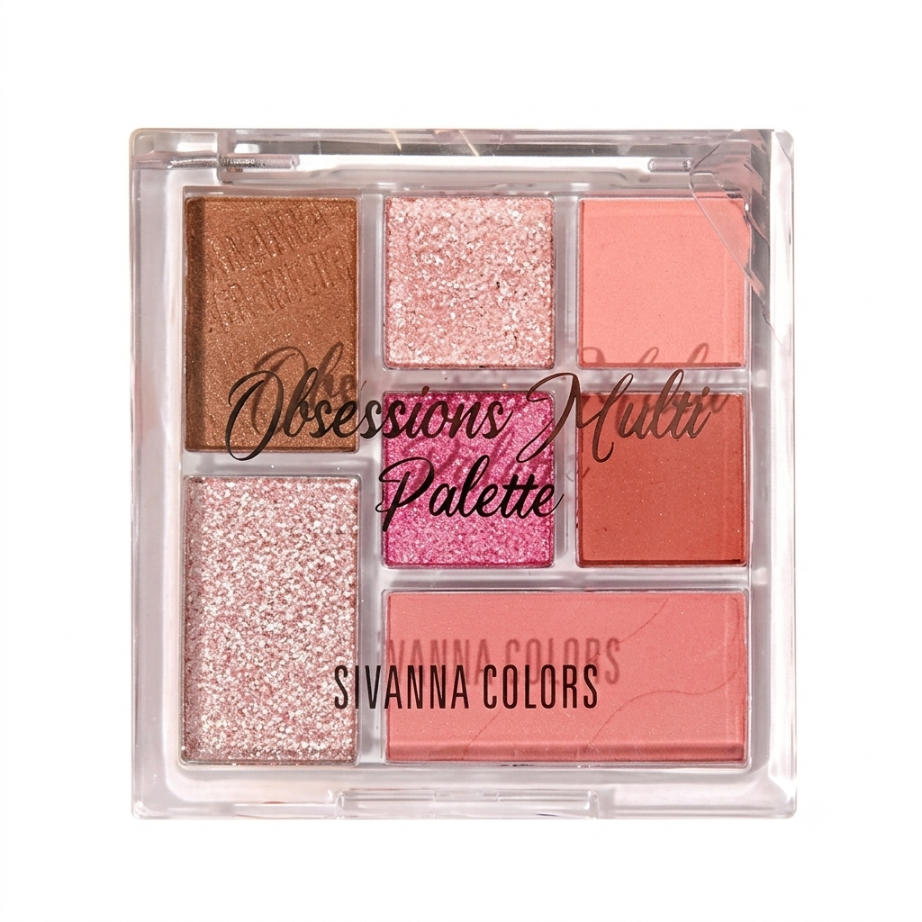 HF184 SIVANNA COLORS OBSESSIONS MULTI PALETIE ซีเวนน่า อับเซสซันส์ มัลติ พาเลทท์ อายแชโดว์ บลัชออน คอนทัวร์ ไฮไลท์