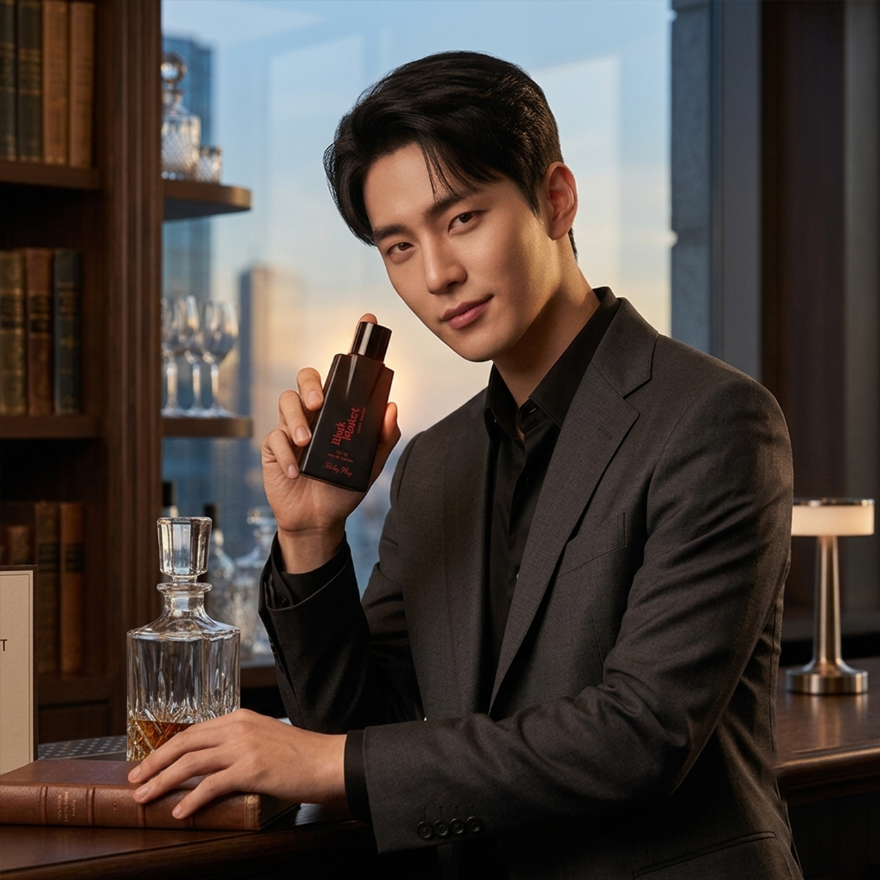 Paris Royale น้ำหอมสำหรับผู้ชาย Shirley May Black Market Pour Homme เชอร์ลีย์ เมย์ แบล็ค มาร์เก็ต พูร์ ออม  ขนาด 100 มล.