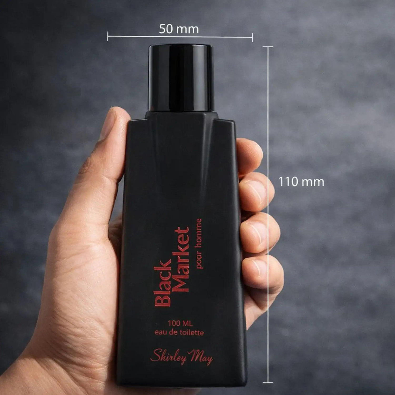Paris Royale น้ำหอมสำหรับผู้ชาย Shirley May Black Market Pour Homme เชอร์ลีย์ เมย์ แบล็ค มาร์เก็ต พูร์ ออม  ขนาด 100 มล.