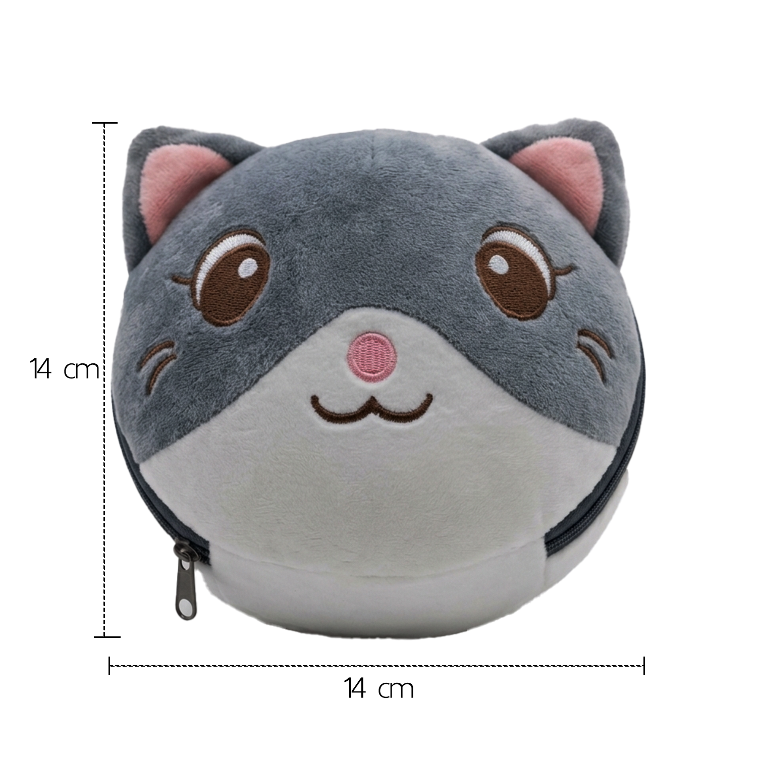 การ์ตูน 2-In-1 พร้อมผ้าปิดตาน่ารักตุ๊กตาหมอนเดินทางแบบพกพาโต๊ะทํางานหมอนของขวัญวันเกิด VV-3