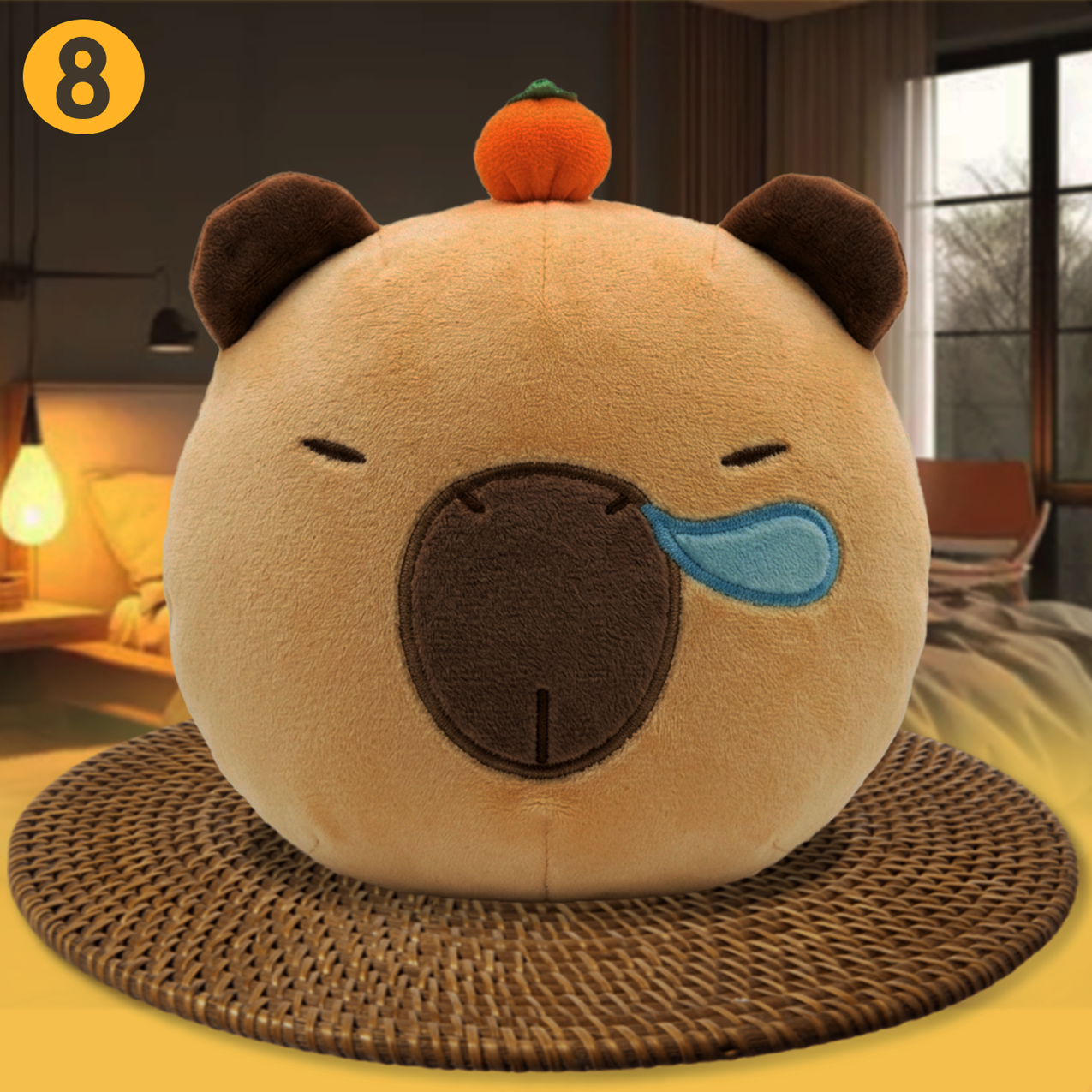 การ์ตูน 2-In-1 พร้อมผ้าปิดตาน่ารักตุ๊กตาหมอนเดินทางแบบพกพาโต๊ะทํางานหมอนของขวัญวันเกิด VV-3